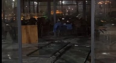 Koçarlı Millet Bahçesi fırtınada zarar gördü