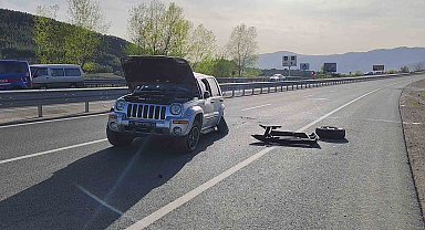 Kontrolden çıkan cip takla attı: 1'i ağır 2 yaralı