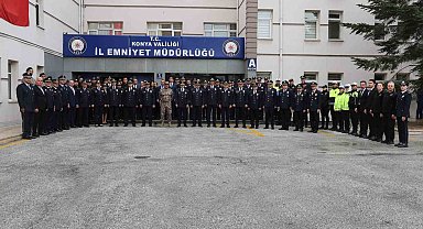 Konya Emniyetinde anlamlı tören: 180. yılda 180 personele ödül