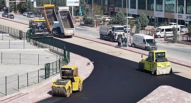 Konya Karatay'da 2025 yılı asfalt mesaisi başladı