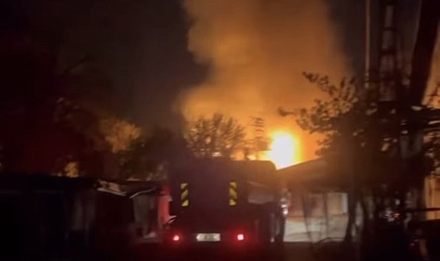 Konya'da Kömürcüler Sitesi'nde yangın paniği