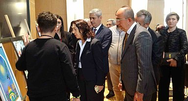 Konya'da Kudüs ve Gazze temalı resim sergisi