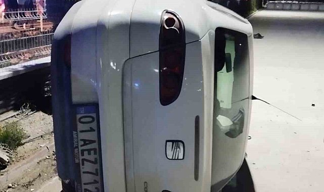 Konya'da otomobil devrildi: 1 yaralı