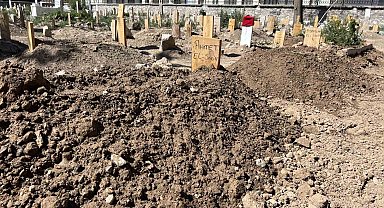 Konya'da yangında hayatını kaybeden çocuklara veda