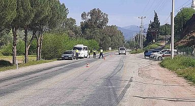 Köşk'te jandarma trafikten denetim