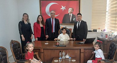 Köşk'te makamlar çocuklara emanet edildi