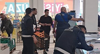 Köşk'te zabıta ekiplerinden denetim