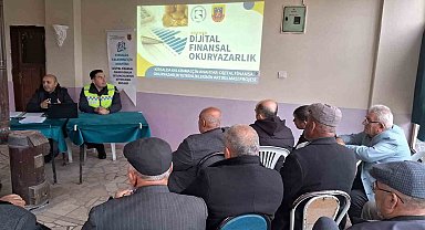 Köylerde dijital dolandırıcılığa karşı seferberlik