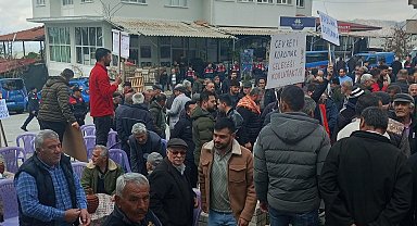 Köylüler Eşeler Yaylasındaki içme suyu kaynakları için eylem yaptı