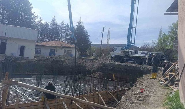 Kozluca Camii'nin temeli düzenlenen törenle atıldı