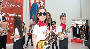 Kreşte eğitim gören çocuklar 23 Nisan'ı kutladı