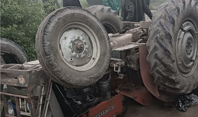 Kullandığı traktörün altında kalan kadın hayatını kaybetti