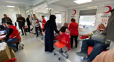 Kulu'da Kızılay kan alımına başladı