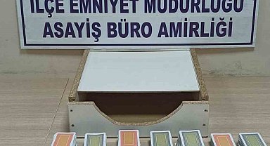 Kumar oynarken yakalanan 5 şahsa 46 bin 235 TL ceza