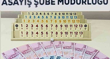 Kumar oynayan 5 kişi yakalandı