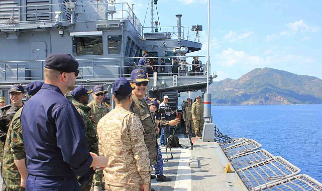 KURTARAN-25 Tatbikatı seçkin gözlemci günü Marmaris açıklarında başladı
