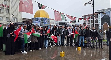 Kütahya'da Gazze için küresel grev eylemi