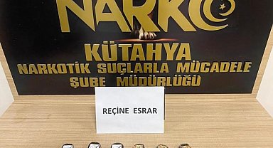 Kütahya'da uyuşturucu maddeyle yakalanan şüpheli tutuklandı