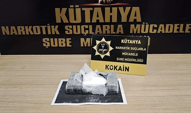 Kütahya'da uyuşturucuyla yakalanan şüpheli tutuklandı