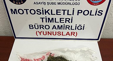 Kütahya'da üzerinde uyuşturucu bulunan kişi gözaltına alındı
