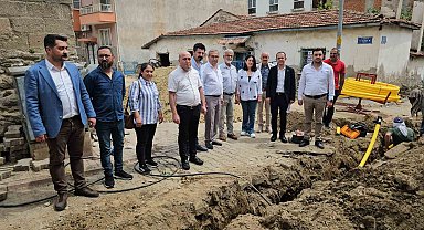 Kuyucak'ta doğalgaz altyapı çalışmaları hızla ilerliyor