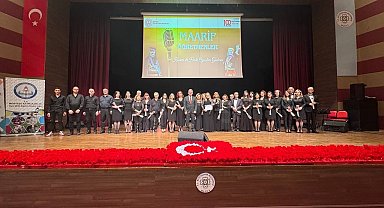 Maarif öğretmenler konseri ve halk oyunları gösterisi beğeni topladı