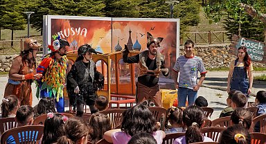 Malatya Doğanşehir'de çevre dostu oyun çocuklarla buluştu