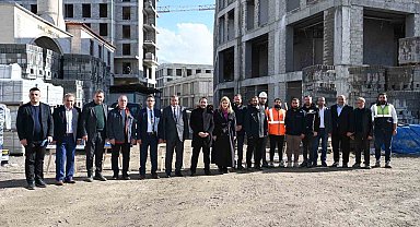Malatya milletvekilleri, Çarşı Merkezi inşaatını yerinde inceledi