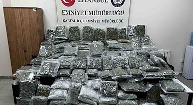 Maltepe'de petshop görünümlü depoda 100 kilo uyuşturucu ele geçirildi