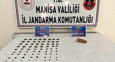 Manisa'da 76 sikke ele geçirildi