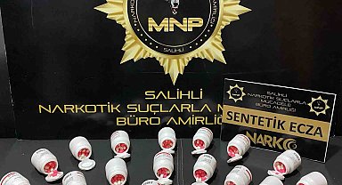 Manisa'da bin 70 sentetik ecza ele geçirildi