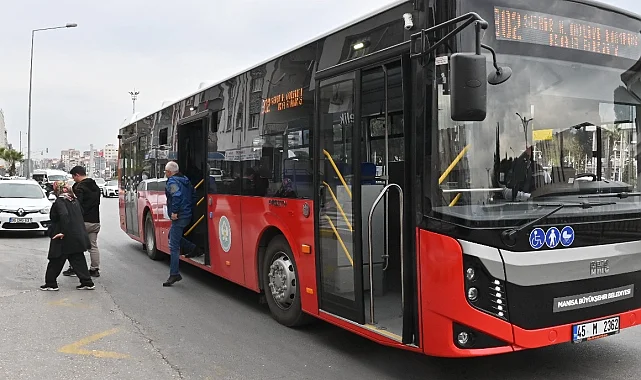 Manisa'da 23 Nisan'da ücretsiz ulaşım hizmeti
