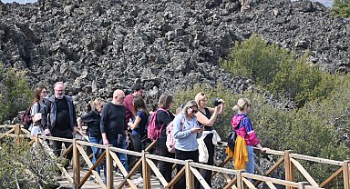 Manisa'da Jeopark Avrupa'dan akademisyenleri ağırladı