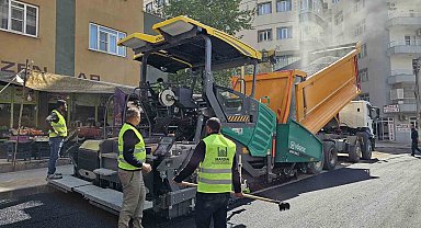 Mardin Büyükşehir Belediyesi Artuklu'da asfalt çalışmalarına başladı