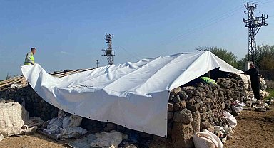 Mardin Büyükşehir Belediyesinden hortum mağdurlarına çadır desteği