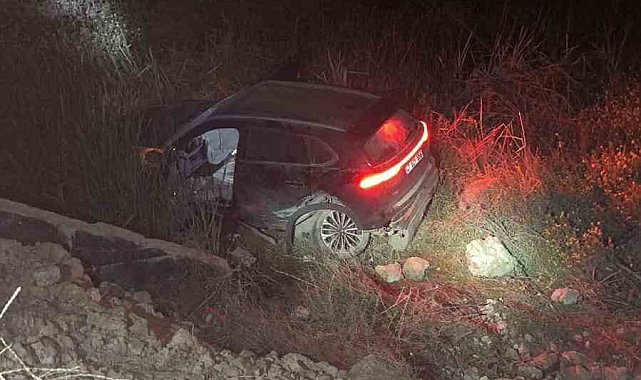 Mardin'de cip şarampole yuvarlandı: 2 yaralı