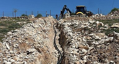 Mardin'in 5 ilçesinde 5 bin 80 metrelik içme suyu hattı döşendi