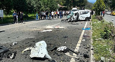 Marmaris'te karayolu savaş alanına döndü: 1 ölü, 4 yaralı