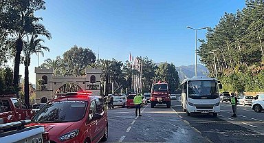 Marmaris'te otel yangını