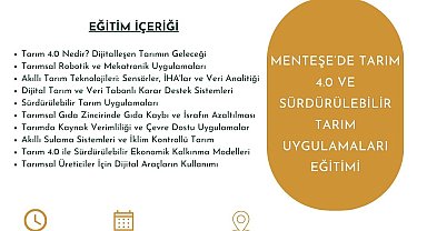 Menteşe'de tarım uygulamaları eğitimi