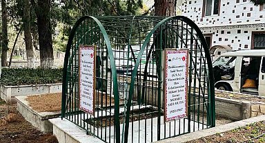 Merhum Mehmet Said Mutlu'nun kabri bakım ve tadilattan geçirildi