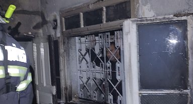 Mersin Tarsus'ta ev yangını