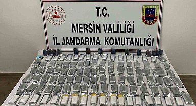 Mersin'de kaçak sigara ticareti yapan 3 şüpheli yakalandı