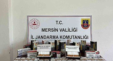 Mersin'de kaçak sigara ticareti yapan bir şüpheli yakalandı