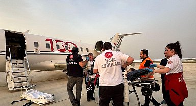 Mersin'den Ankara'ya umut dolu hava nakli gerçekleştirildi
