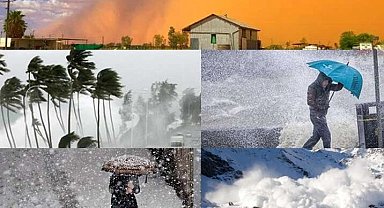 Meteoroloji'den 'kuvvetli' uyarı! Kuvvetli sağanak yağmur, fırtına ve toz taşınımı var!