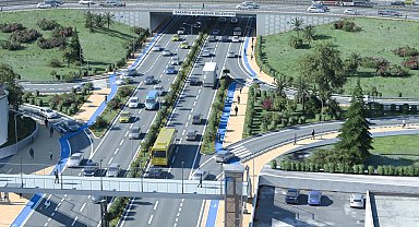 Metrobüs ve raylı sisteme uygun farklı seviyede katlı kavşak olacak