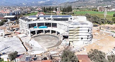 Milas'ın yeni kültür ve sanat merkezinde çalışmalar devam ediyor