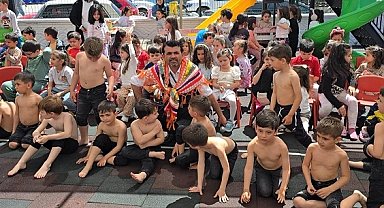 Minik Karakucak pehlivanları Arenada buluştu!