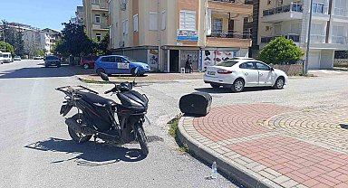 Motosiklet ile otomobil çarpıştı: 1 yaralı